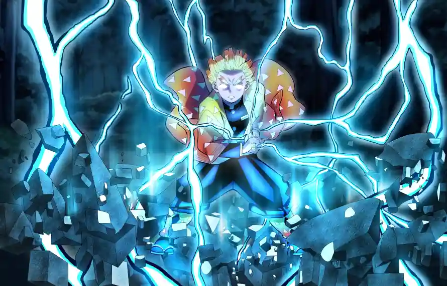 6k战斗壁纸-我妻善逸壁纸和热血-日本动漫免费下载「哲风壁纸」