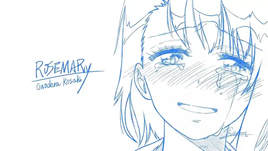 4k伪恋壁纸 - 动漫 - 害羞 - 微笑「哲风壁纸」