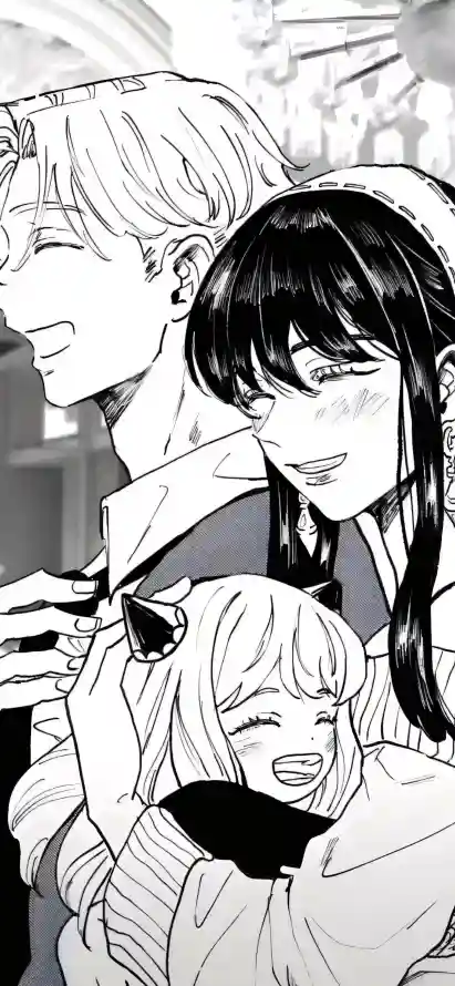 4k温馨壁纸 - 一家三口 - 福杰一家 - 约尔福杰「哲风壁纸」