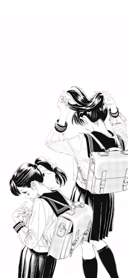 4k日常线稿壁纸 - 水手服少女 - 热门壁纸 - wallpaper「哲风壁纸」