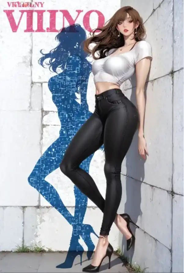 4k御姐壁纸 - 二次元 - 高跟鞋 - 棕色长发「哲风壁纸」