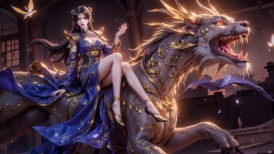 4k古风壁纸 - 国风 - 御龙 - 玄幻「哲风壁纸」