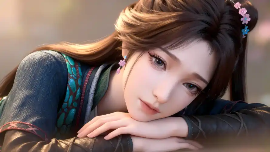 4k发饰壁纸 - 古装 - 古风 - 国漫「哲风壁纸」