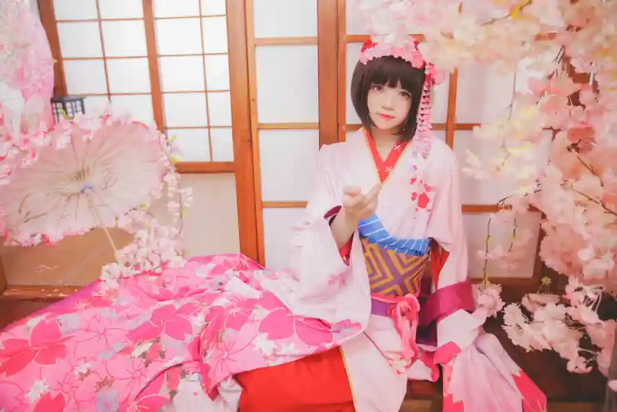 4k和服壁纸 - 和风 - 少女 - 樱花「哲风壁纸」