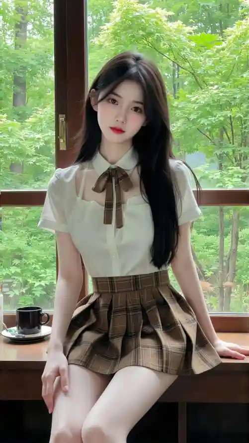 4k咖啡壁纸 - 壁纸 - 夏日 - 少女「哲风壁纸」