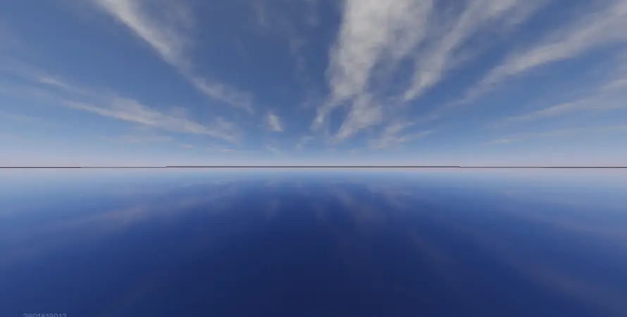4k开阔壁纸 - 晴空 - 海洋 - 游戏「哲风壁纸」
