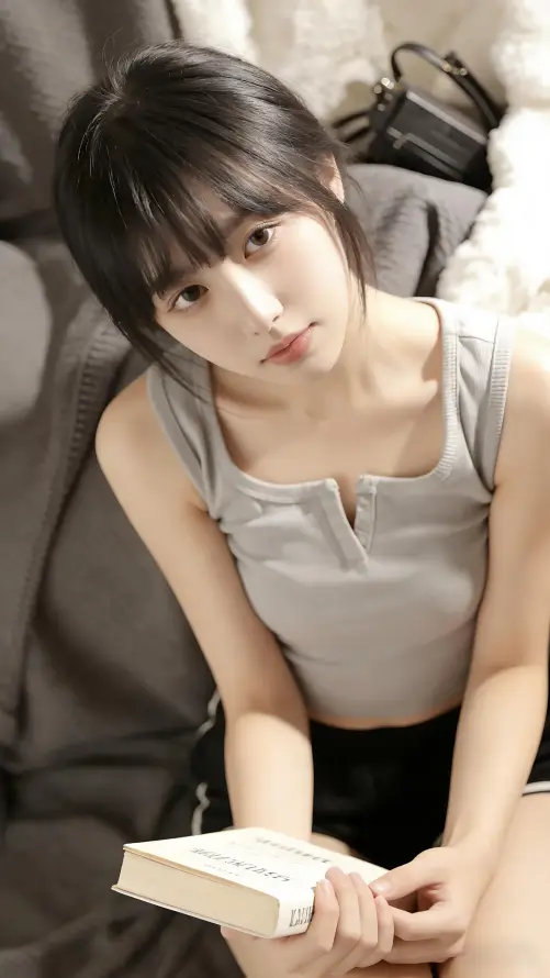 4k书籍壁纸 - 休闲 - 壁纸 - 女生「哲风壁纸」