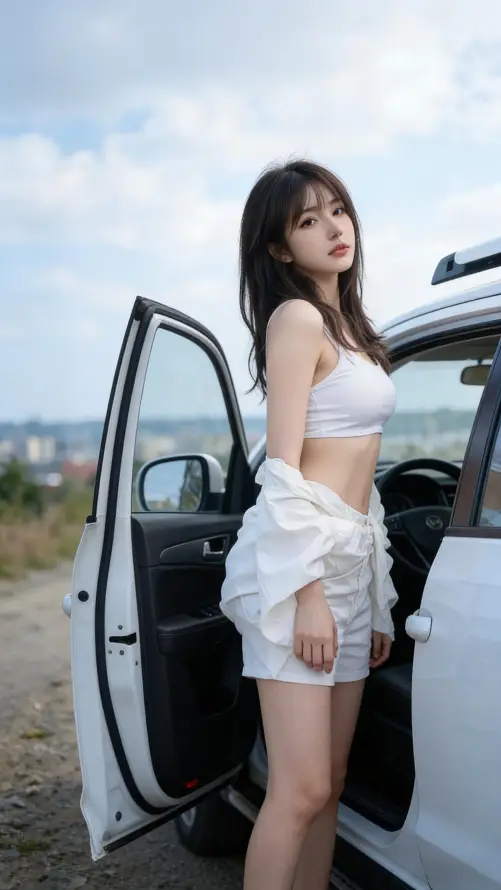 4k壁纸壁纸 - 少女 - 户外 - 手机「哲风壁纸」