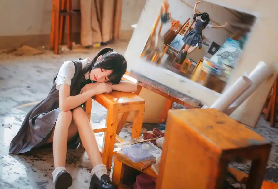 4kjk壁纸 - 写真 - 少女 - 校服「哲风壁纸」