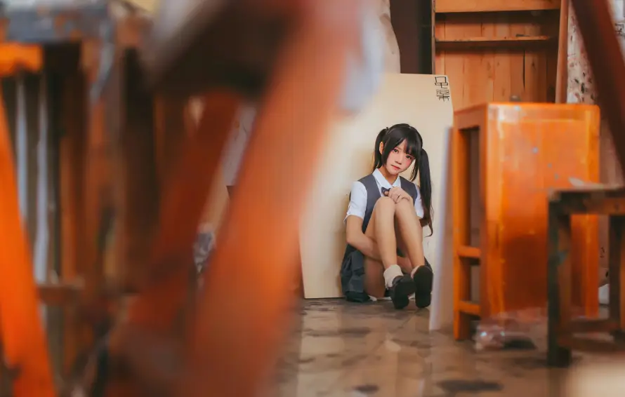 4kjk壁纸 - 室内 - 少女 - 日系「哲风壁纸」