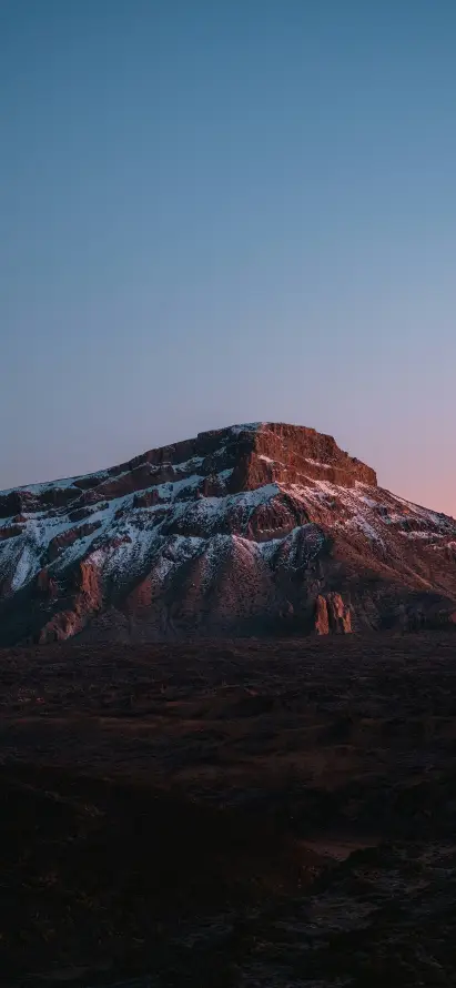 4k冰川壁纸 - 山石 - 户外 - 晚霞「哲风壁纸」