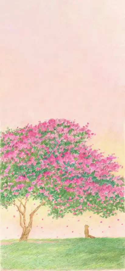 4k手绘壁纸 - 插画 - 春季 - 治愈「哲风壁纸」