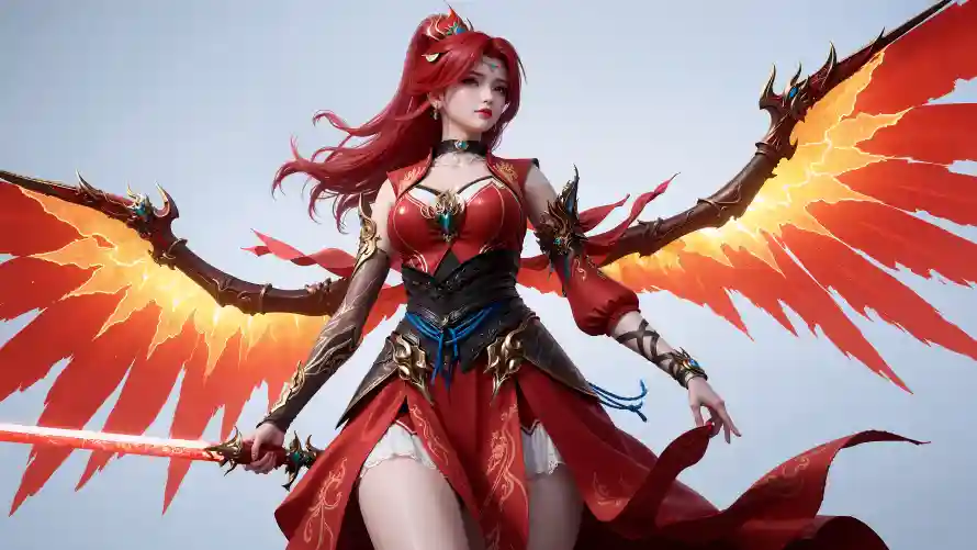 4k3D壁纸 - 国漫 - 火剑 - 火翼「哲风壁纸」