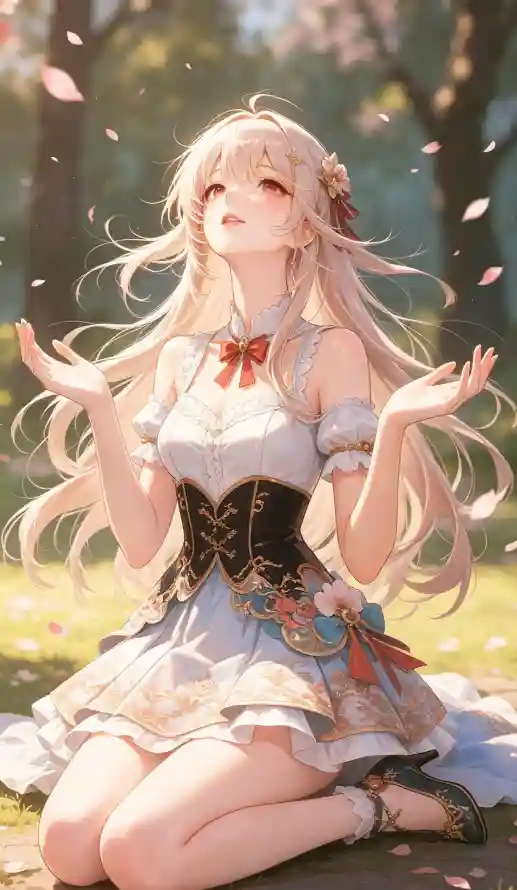 4k壁纸壁纸 - 少女 - 户外 - 手机「哲风壁纸」