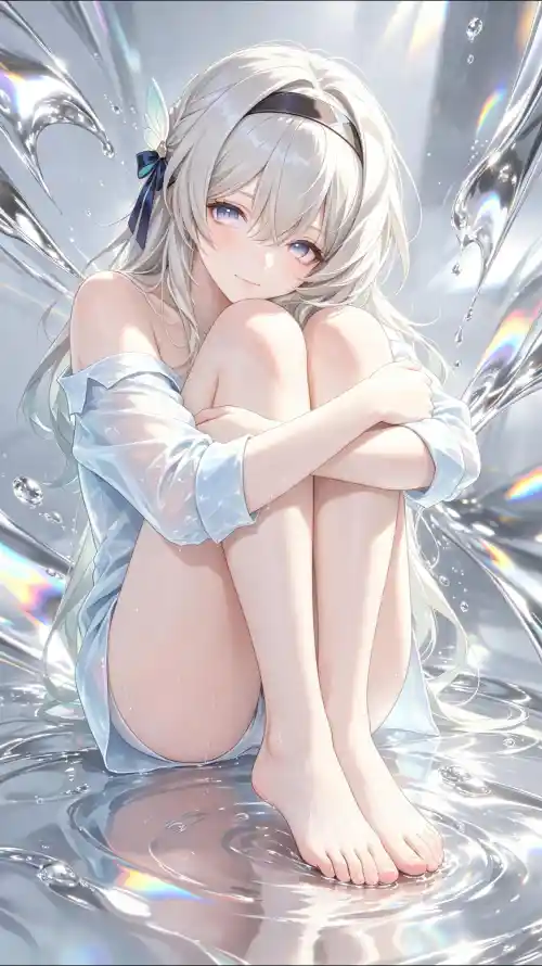 4k反光壁纸 - 壁纸 - 少女 - 异瞳「哲风壁纸」