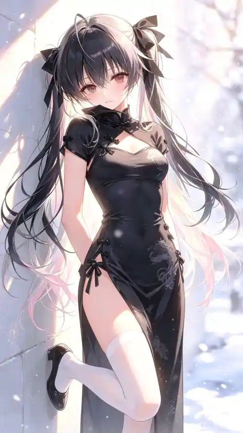 4k壁纸壁纸 - 少女 - 手机 - 白丝「哲风壁纸」