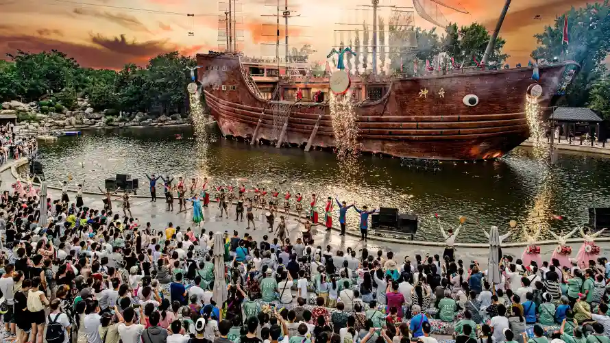 3k壁纸壁纸-古帆船与开封-户外演出壁纸分享「哲风壁纸」