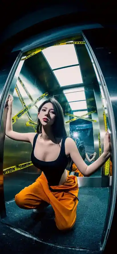 4k地铁壁纸 - 御姐 - 美女 - 街拍「哲风壁纸」