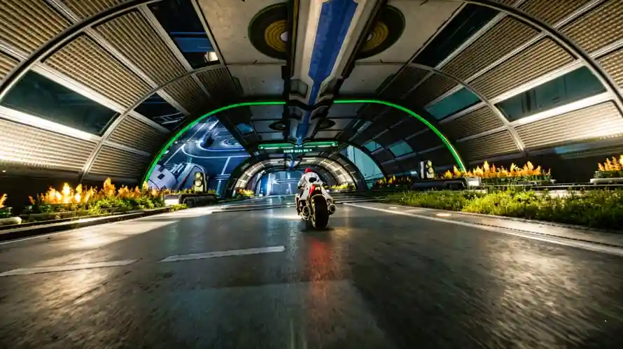 4k公路壁纸 - 机车 - 科幻 - 绿植「哲风壁纸」