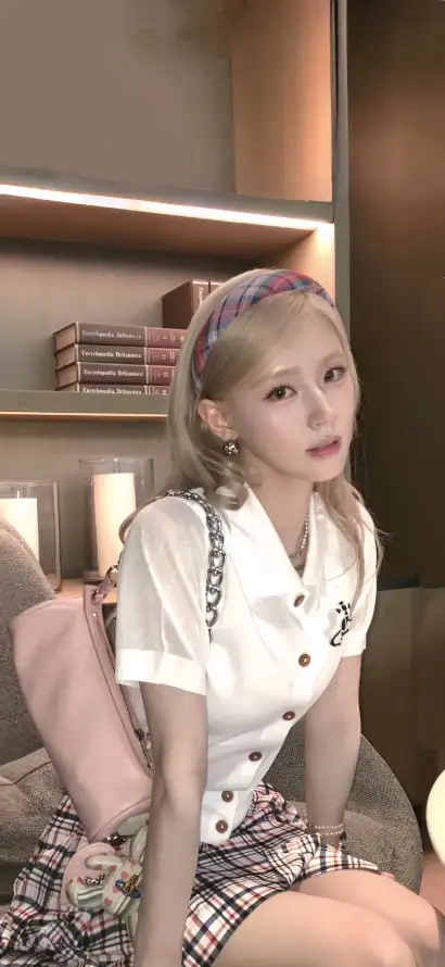 4k发箍壁纸 - 室内 - 金发 - 女明星「哲风壁纸」