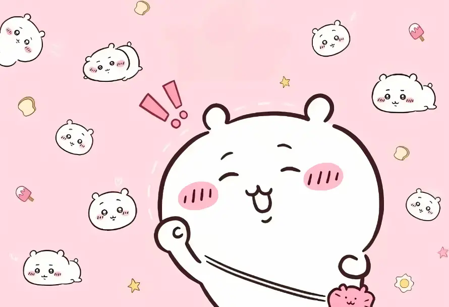 4k卡通壁纸 - 可爱 - 星星 - 腮红「哲风壁纸」