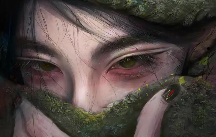 4k绿色壁纸 - 凌厉眼神 - 热门壁纸 - wallpaper「哲风壁纸」