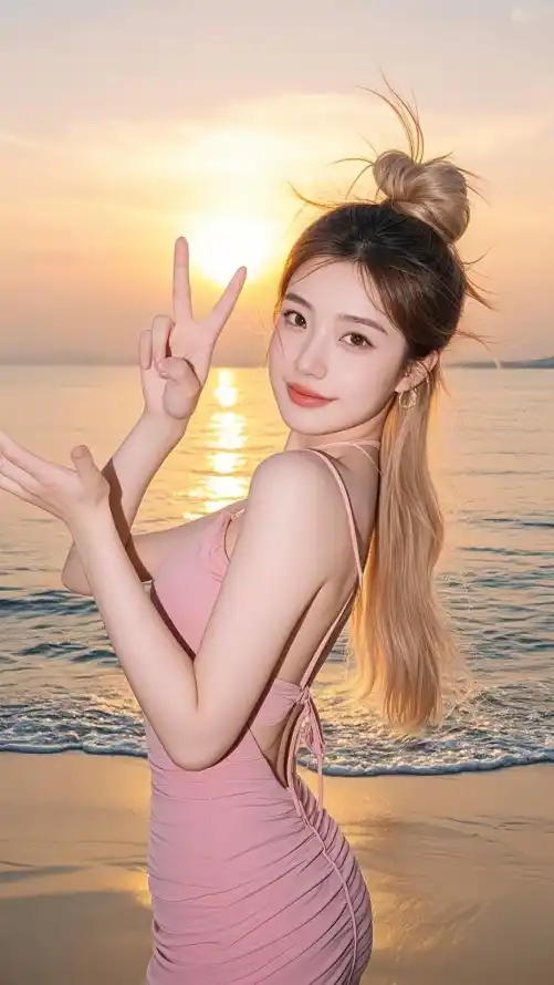 4k壁纸壁纸 - 性感 - 手机 - 沙滩「哲风壁纸」