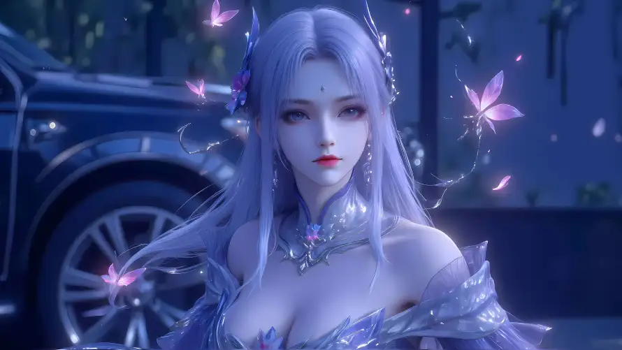 4k国漫壁纸 - 夜景 - 女神 - 玄幻「哲风壁纸」