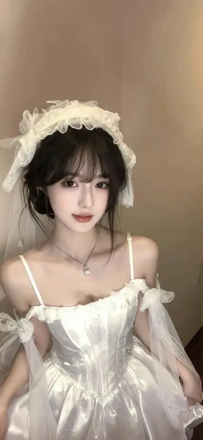 4k壁纸壁纸 - 头纱 - 少女 - 手机「哲风壁纸」