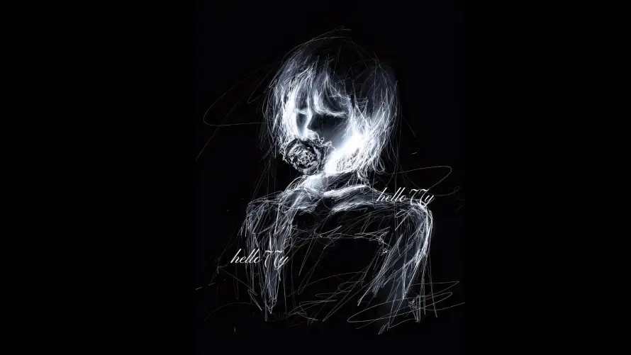 3k口罩壁纸-凌乱线条和手绘-女性人像壁纸推荐「哲风壁纸」