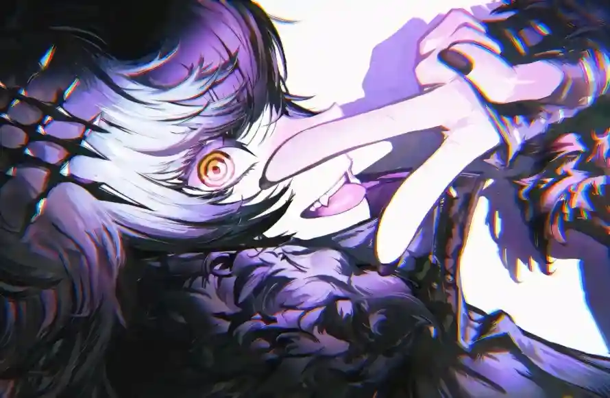 2k单眼壁纸-二次元 - 病娇-动漫人物免费下载「哲风壁纸」