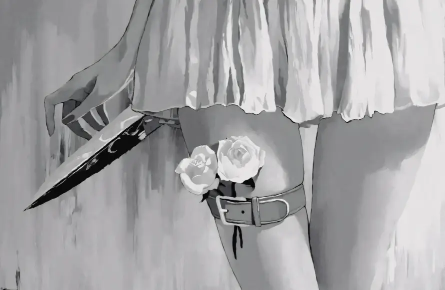 4k匕首壁纸 - 少女 - 插画 - 暗黑「哲风壁纸」