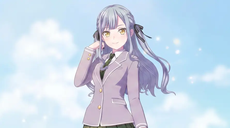 4k少女壁纸 - 校服 - 银发 - 长发「哲风壁纸」