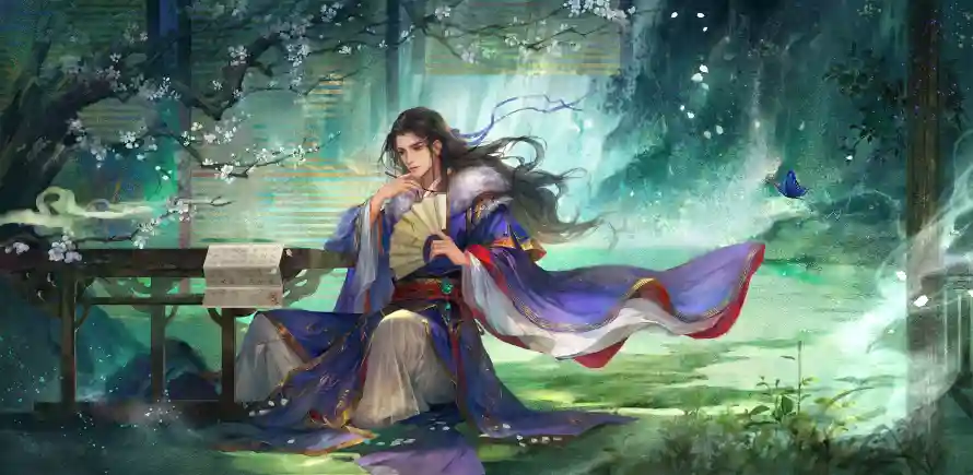 4k古风壁纸 - 国风 - 林间 - 武将「哲风壁纸」