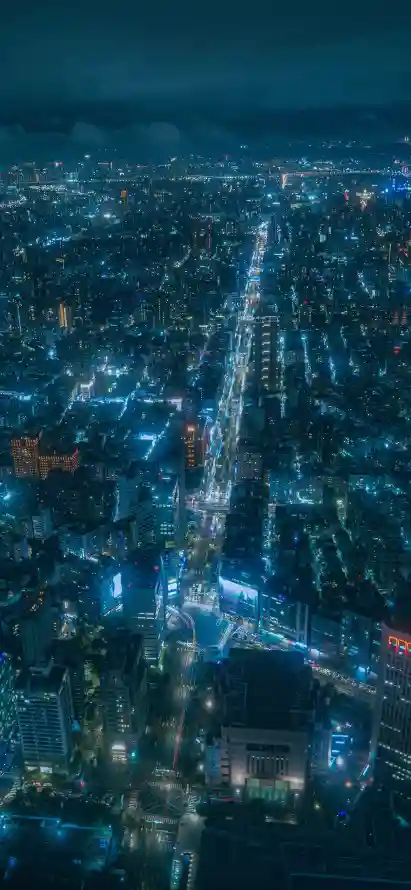 4k俯拍壁纸 - 俯瞰 - 楼宇 - 灯火「哲风壁纸」