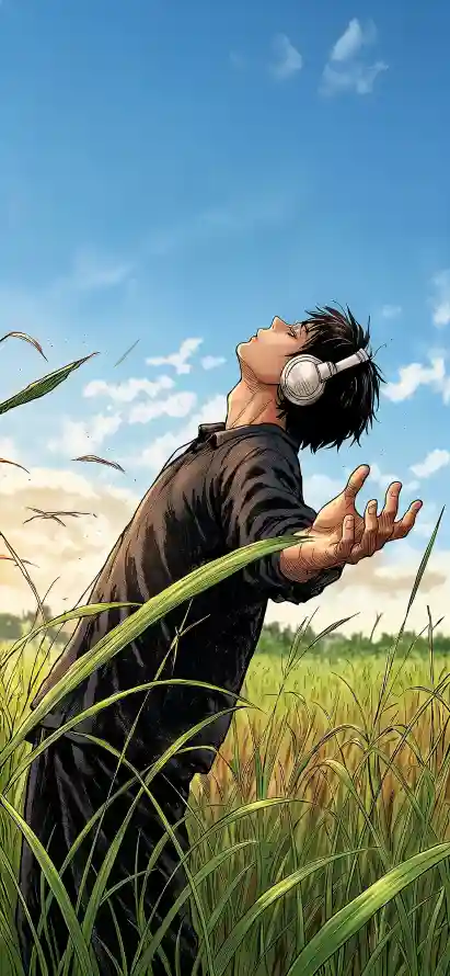 4k少年壁纸 - 户外 - 晴天 - 治愈「哲风壁纸」