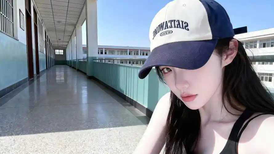 3k吊带壁纸-棒球帽和壁纸-长发女生壁纸推荐「哲风壁纸」