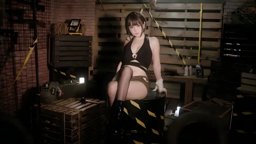 4k仓库壁纸 - 性感 - 短发 - 美女「哲风壁纸」