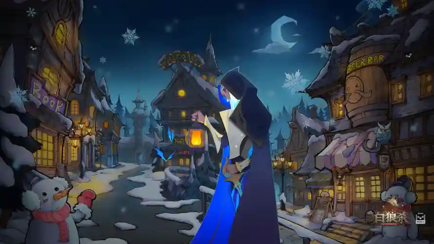 4k冬夜壁纸-巡夜者和雪地-热门的壁纸「哲风壁纸」