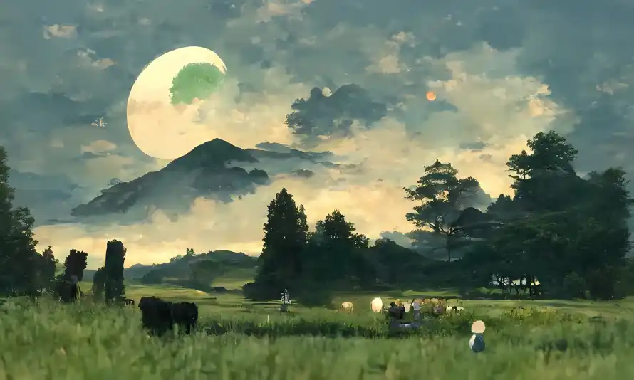 2k夜景壁纸-自然风光壁纸和远山-免费下载「哲风壁纸」
