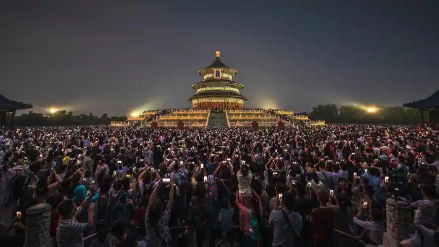4k人群壁纸 - 北京 - 古迹 - 壁纸「哲风壁纸」