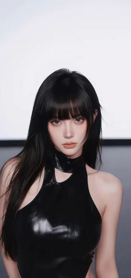 4k冷艳壁纸 - 御姐 - 美女 - 黑发「哲风壁纸」
