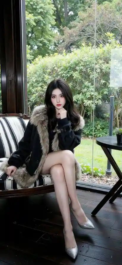 4k绿植壁纸 - 美女 - 长腿 - Ios「哲风壁纸」