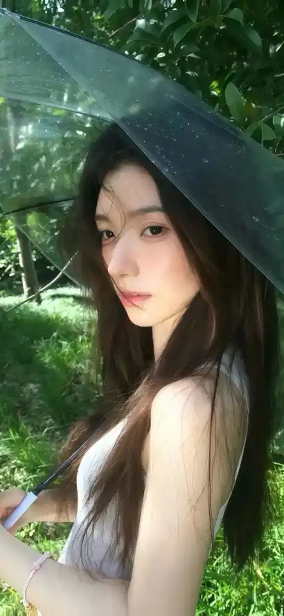 4k户外壁纸 - 绿植 - 绿色 - 美女「哲风壁纸」