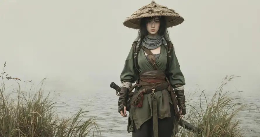4k佩剑壁纸 - 侠女 - 古装 - 古风「哲风壁纸」