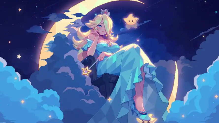 2k云朵壁纸-夜晚 - 星星-星空「哲风壁纸」