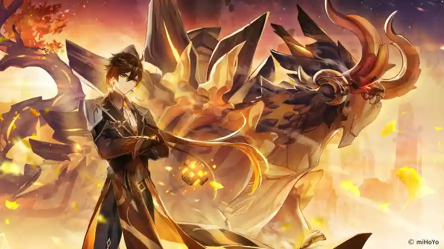 4k原神壁纸 - 龙 - 古风 - 火光「哲风壁纸」 4k原神壁纸 - 龙 - 古风 - 火光「哲风壁纸」