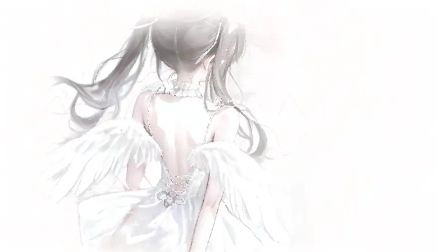 4k天使壁纸 - 萌 - 少女 - 插画「哲风壁纸」