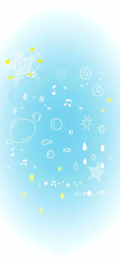 4k可爱壁纸 - 星星 - 气泡 - 水滴「哲风壁纸」