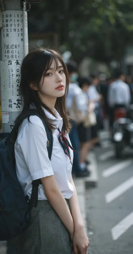4k人群壁纸 - 壁纸 - 女生 - 学生「哲风壁纸」
